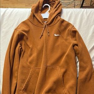Nike Orange Pullover Sweater with Soft Texture